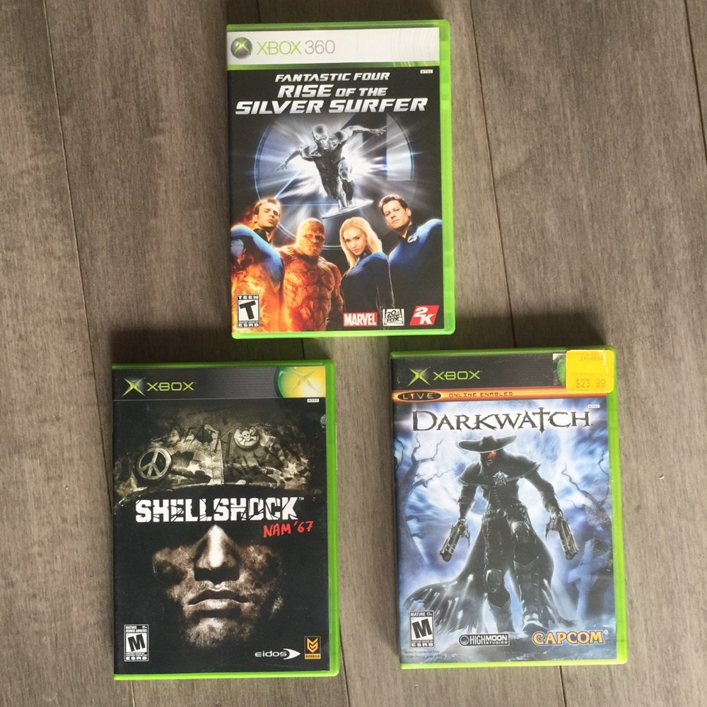 XBOX360 / XBOX GAMES (lot of 3)